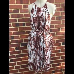 Ann Taylor 100% Silk Halter Dress - Sz 00P